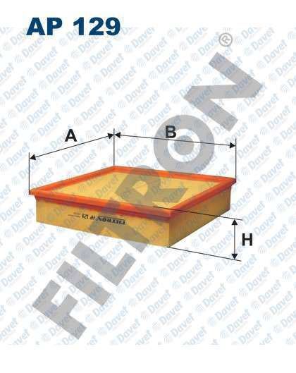 FILTRON AP129 Hava Filtresi Omega B
